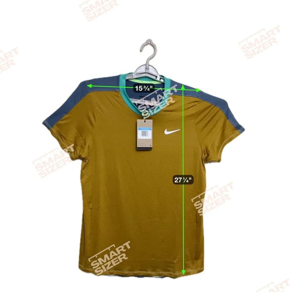 Nike Court‎ Advantage Dri-FIT Tennis Polo Men's Size Medium DR6510 716 Slim Fit